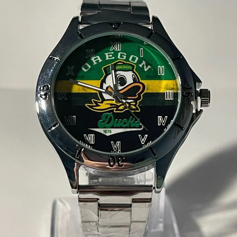 Oregon Ducks NCAA Stainless-Steel Watch NEW